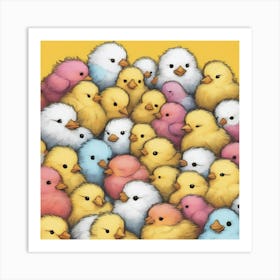 Little Chicks 2 Art Print