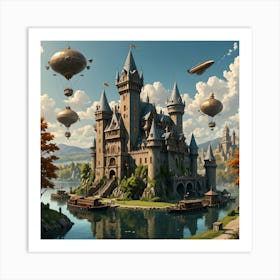 Castle In The Sky Art Print
