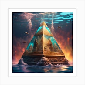 Pyramid Of Giza 3 Art Print