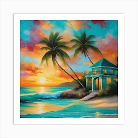 House On The Beach 13 Art Print