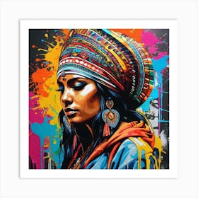 Indian Woman 7 Art Print