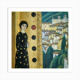 Kirche in Cassone by Gustav Klimt Art Print