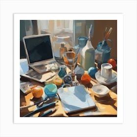 Studio Table Art Print