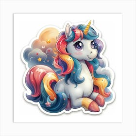 Unicorn 517 Art Print