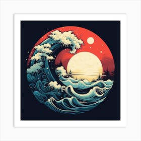 Great Wave Off Kanagawa 1 Art Print