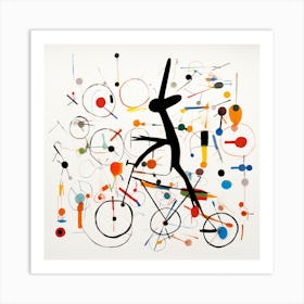 'Bike Rider' Art Print