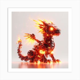 Fire Dragon Art Print