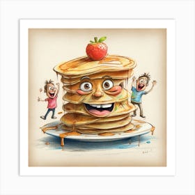 Pancakes 6 Art Print