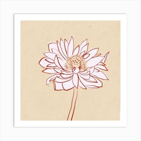 Lotus Flower Art Print