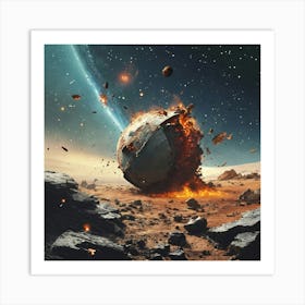 Space Explosion Art Print