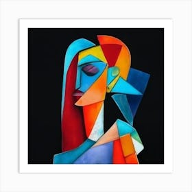 Abstract Woman Neeraj Art Print