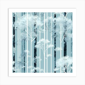 Trees In The Snow Poster