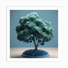 3d Tree Art Print