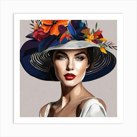 Hat Painting 1 Art Print