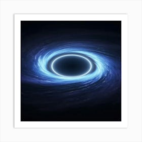 Black Hole Art Print