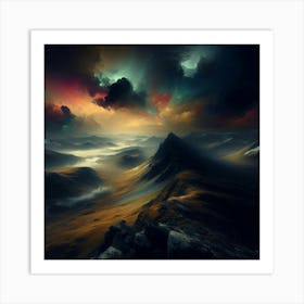 Landscape - Landscape Stock Videos & Royalty-Free Footage 5 Art Print