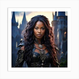 Firefly Sinister Gothic Woman In Mysterious Castle 23228 (2) Art Print