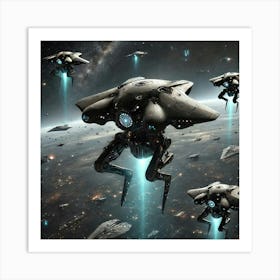 Eclipse Stealth Drones Converted Art Print