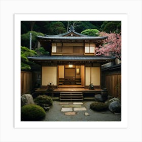 Japanese House Art Print 2 1 Art Print