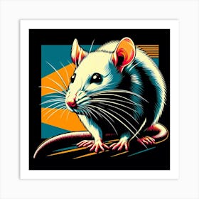 Pop Rat 1 Art Print