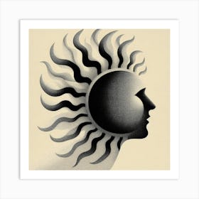 Sun And The Moon Art Print