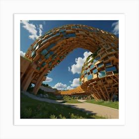 Futuristic Architecture 1 Art Print