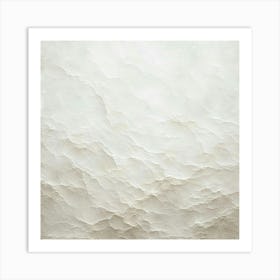 White Paper Texture Art Print