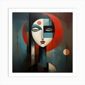 Abstract Of A Woman 6 Art Print