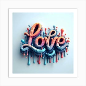 Love Lettering Art Print