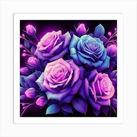 Purple Roses 10 Poster