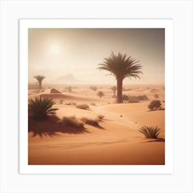 Desert - Desert Stock Videos & Royalty-Free Footage 5 Art Print