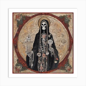 Santa Muerte 12 Art Print