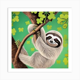 Adorable Sloth Art Print