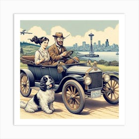 Vintage Seattle Art Print