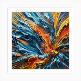 Abstract Painting 24 Art Print