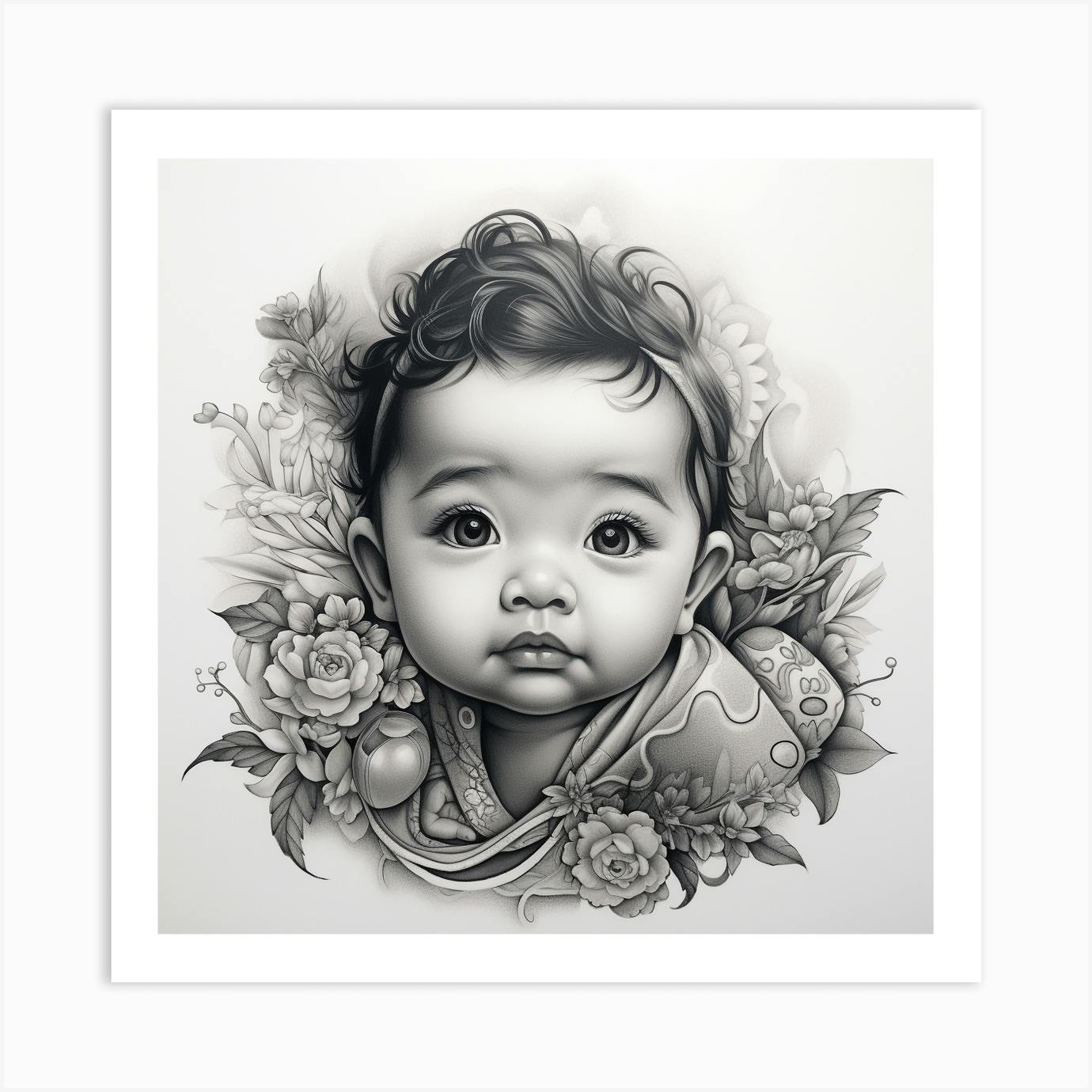 Baby smiles | Cute baby drawings, Baby sketch, Baby drawing