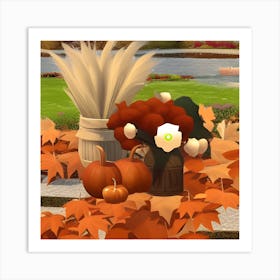 Autumn Still Life Art Print