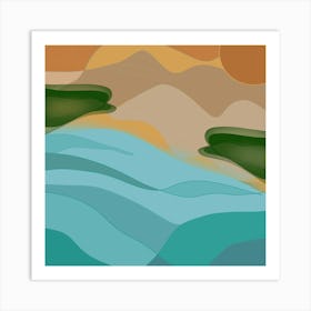 Abstract Landscape Art Print