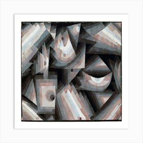 Crystal Gradation (1921) Painting In High Resolution By Paul Klee Art Print