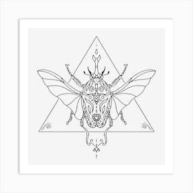 Mandala Insect 07 Art Print