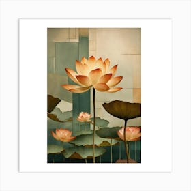 Lotus Flower Art Print