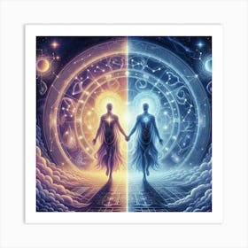 Two People Holding Hands 3 Art Print