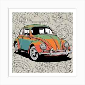 Vw Beetle Art Print