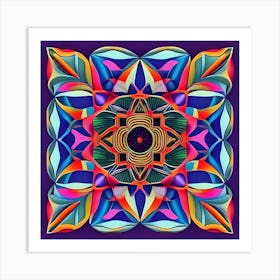 Abstract Abstract Mandala Art Print