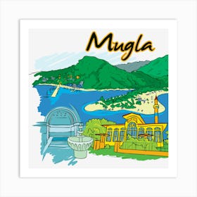 Mugla Art Print