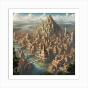 Fantasy Empire Art Print