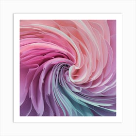 Abstract Flower 3 Art Print