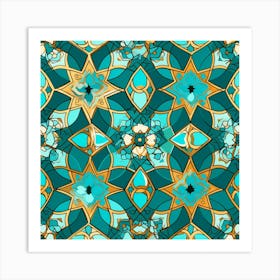 Islamic Arabic Pattern Art Print
