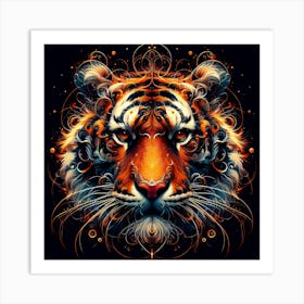 Creative Abstract Visual 77 Art Print