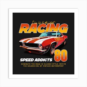 Speed Addicts - car, bumper, funny, meme Art Print